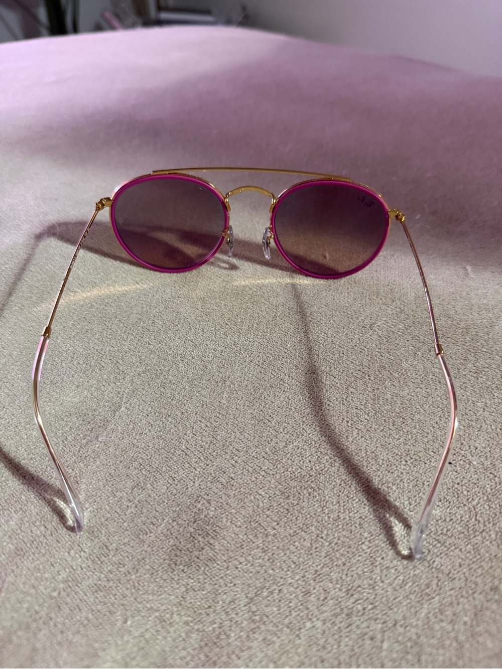 Authentic Ray-Ban RB3647 51MM Mirrored Round Aviator Sunglasses - Picture 2 of 5